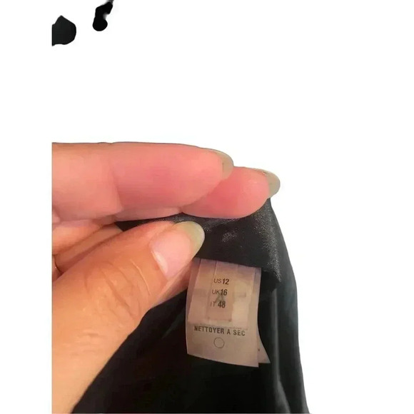 Tahari wool blend gray work suit jacket wool blazer size 12 - Picture 5 of 6